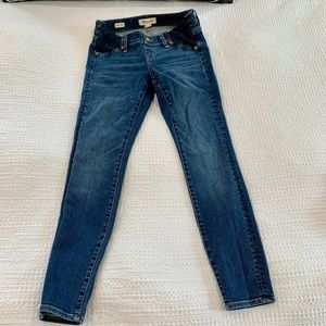 Barely worn Madewell Maternity side panel jeans